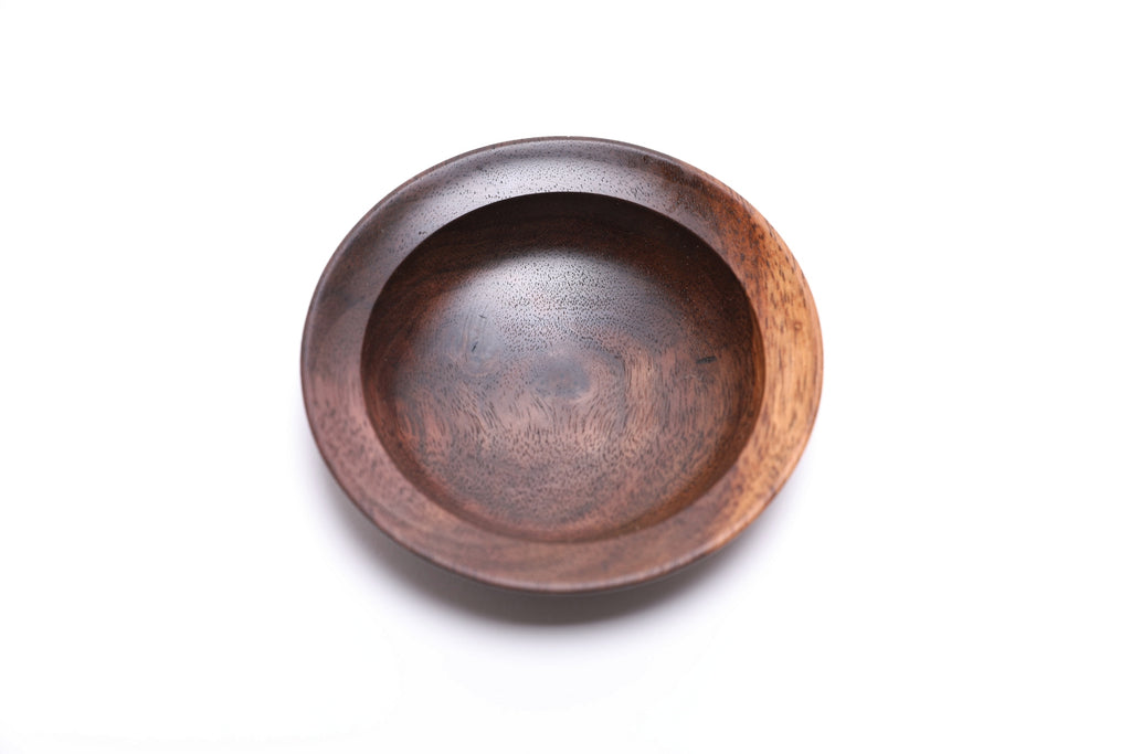 #2645 Claro Walnut Wooden Ring Dish  4" x 7/8"