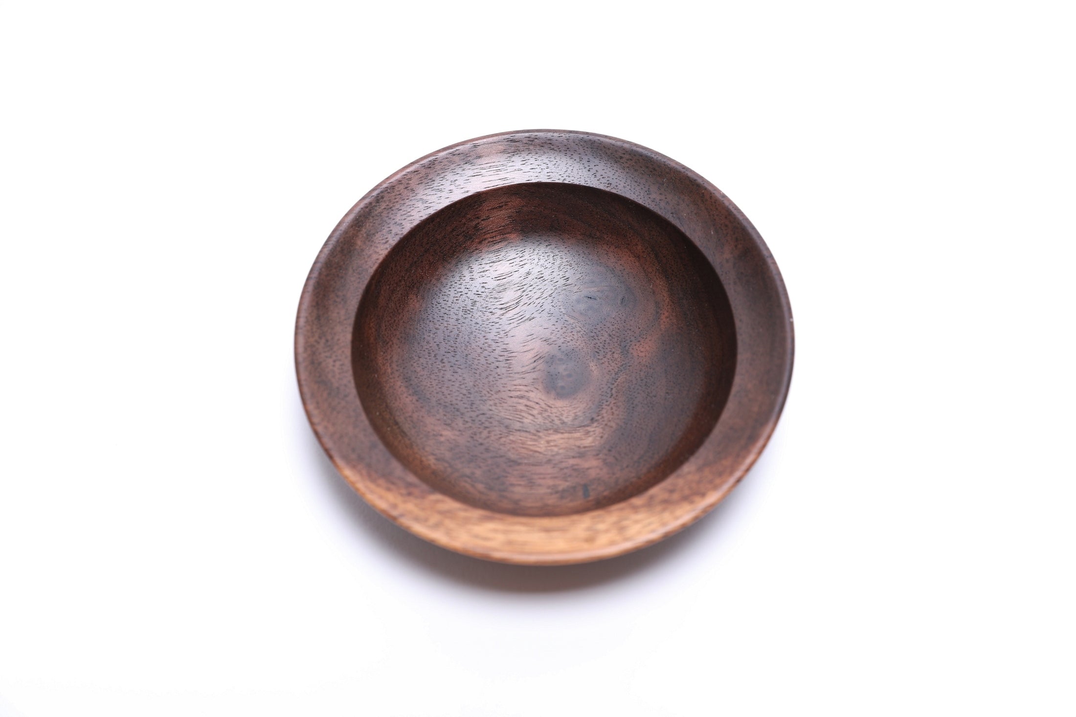 #2645 Claro Walnut Wooden Ring Dish  4" x 7/8"