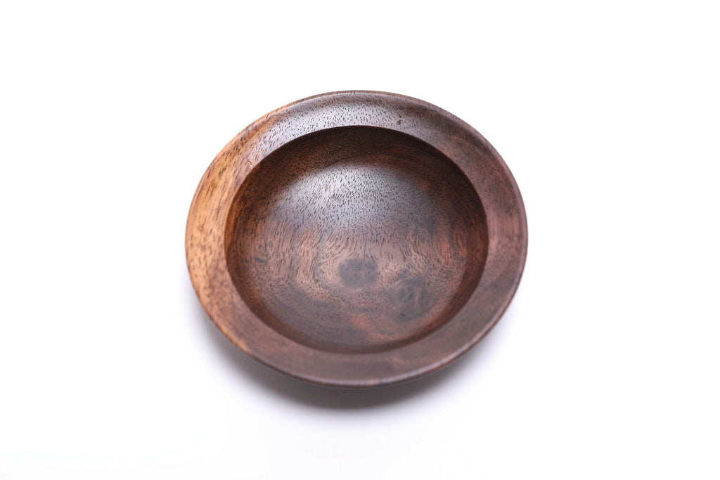 #2645 Claro Walnut Wooden Ring Dish  4" x 7/8"