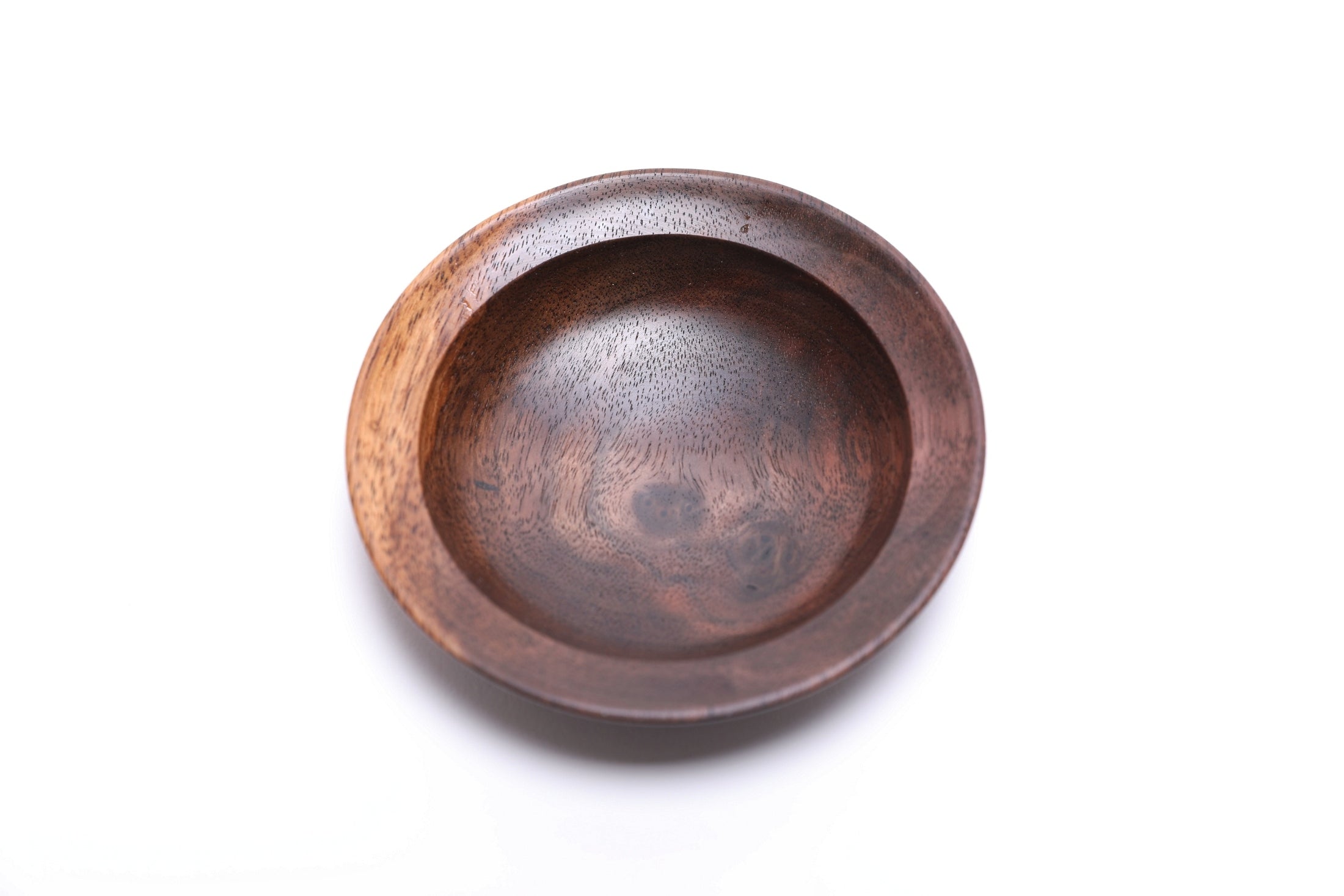 #2645 Claro Walnut Wooden Ring Dish  4" x 7/8"