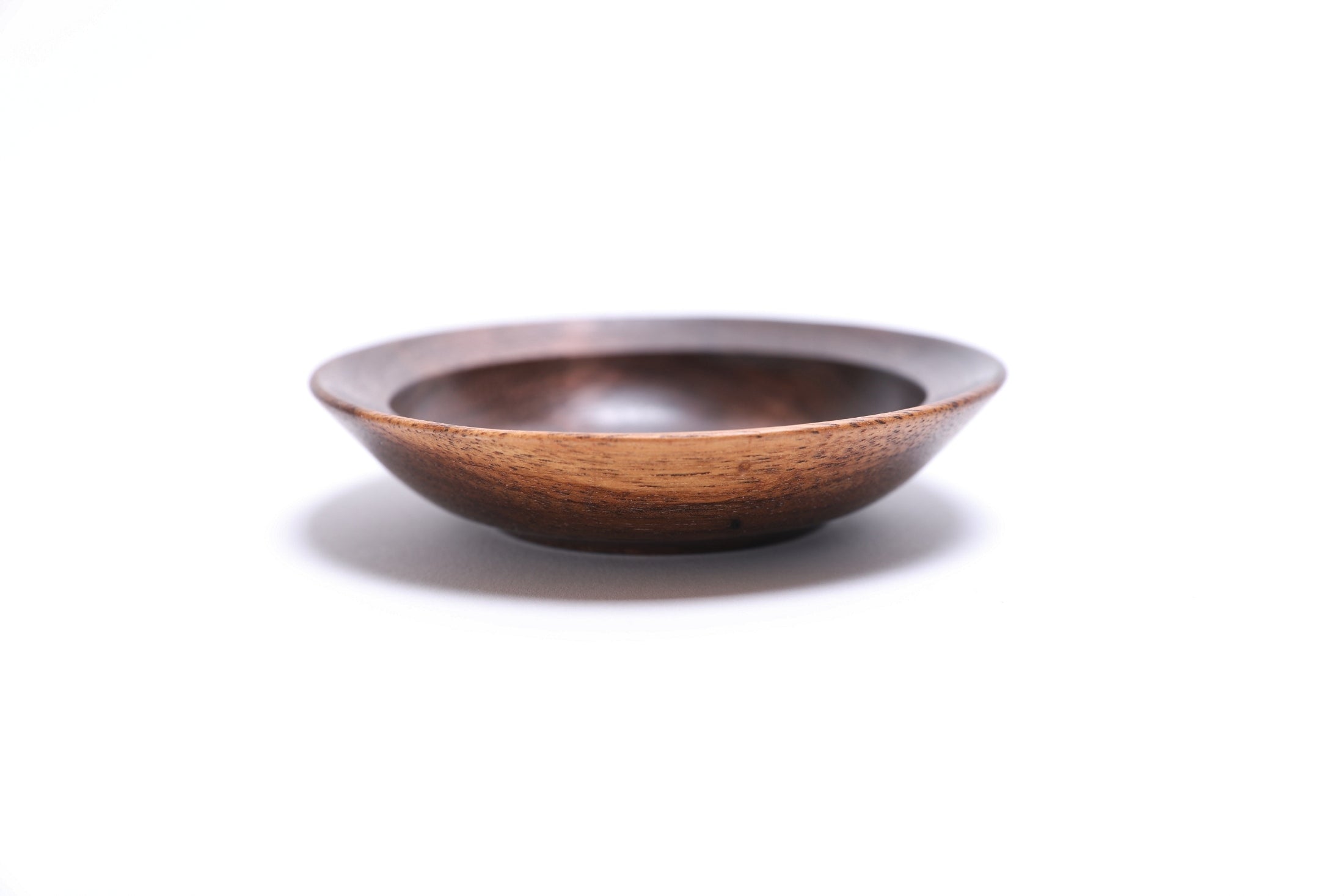 #2645 Claro Walnut Wooden Ring Dish  4" x 7/8"