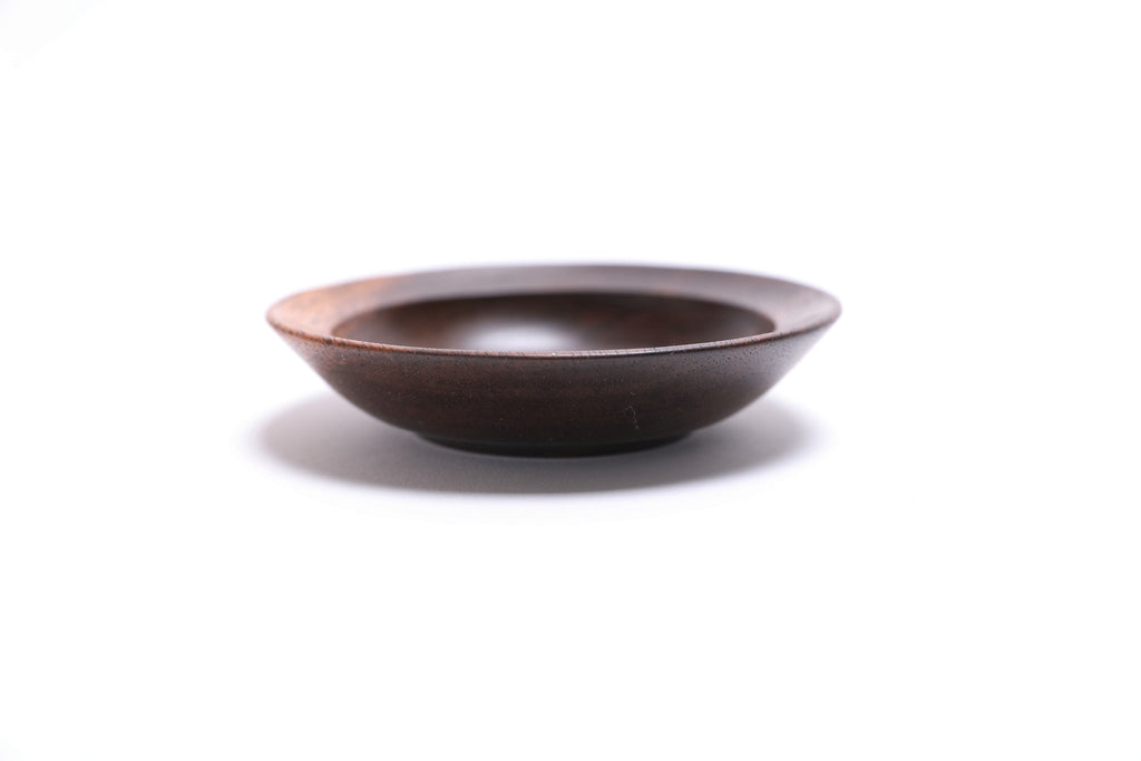 #2645 Claro Walnut Wooden Ring Dish  4" x 7/8"