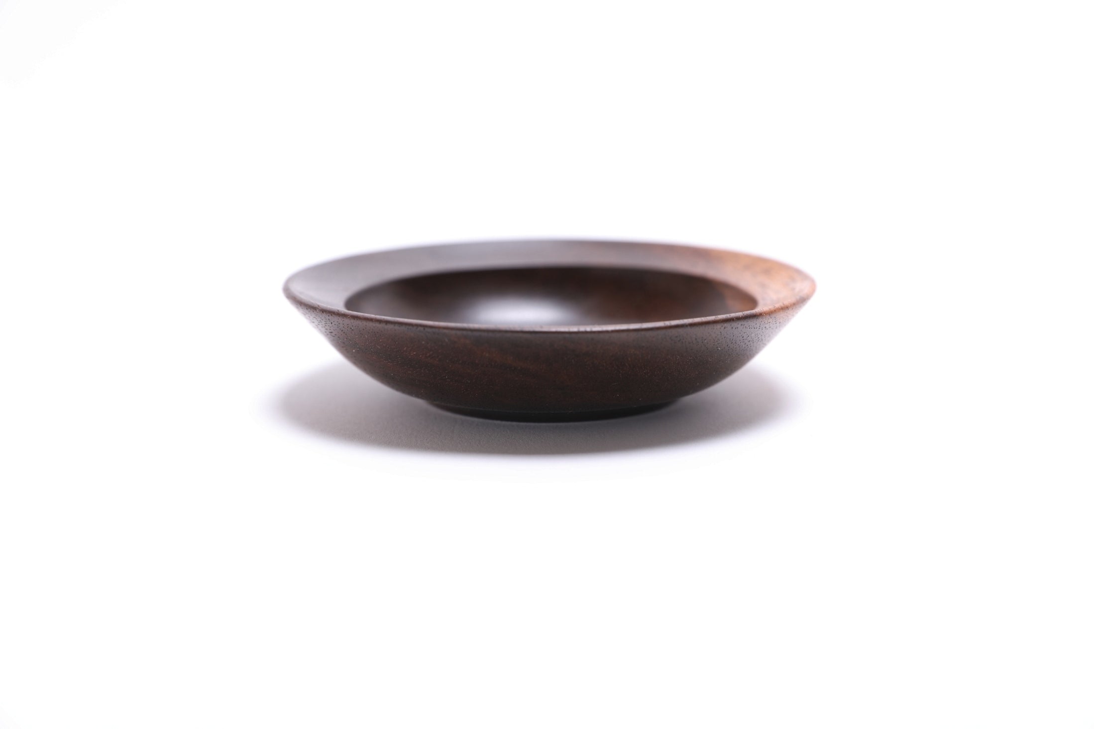 #2645 Claro Walnut Wooden Ring Dish  4" x 7/8"