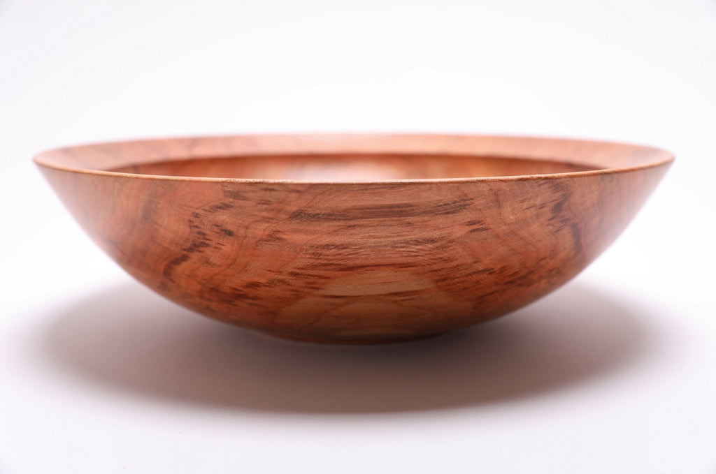 #2644 Curly Wild Black Cherry Fruit and Wooden Salad Bowl  (11" x 3 1/8")