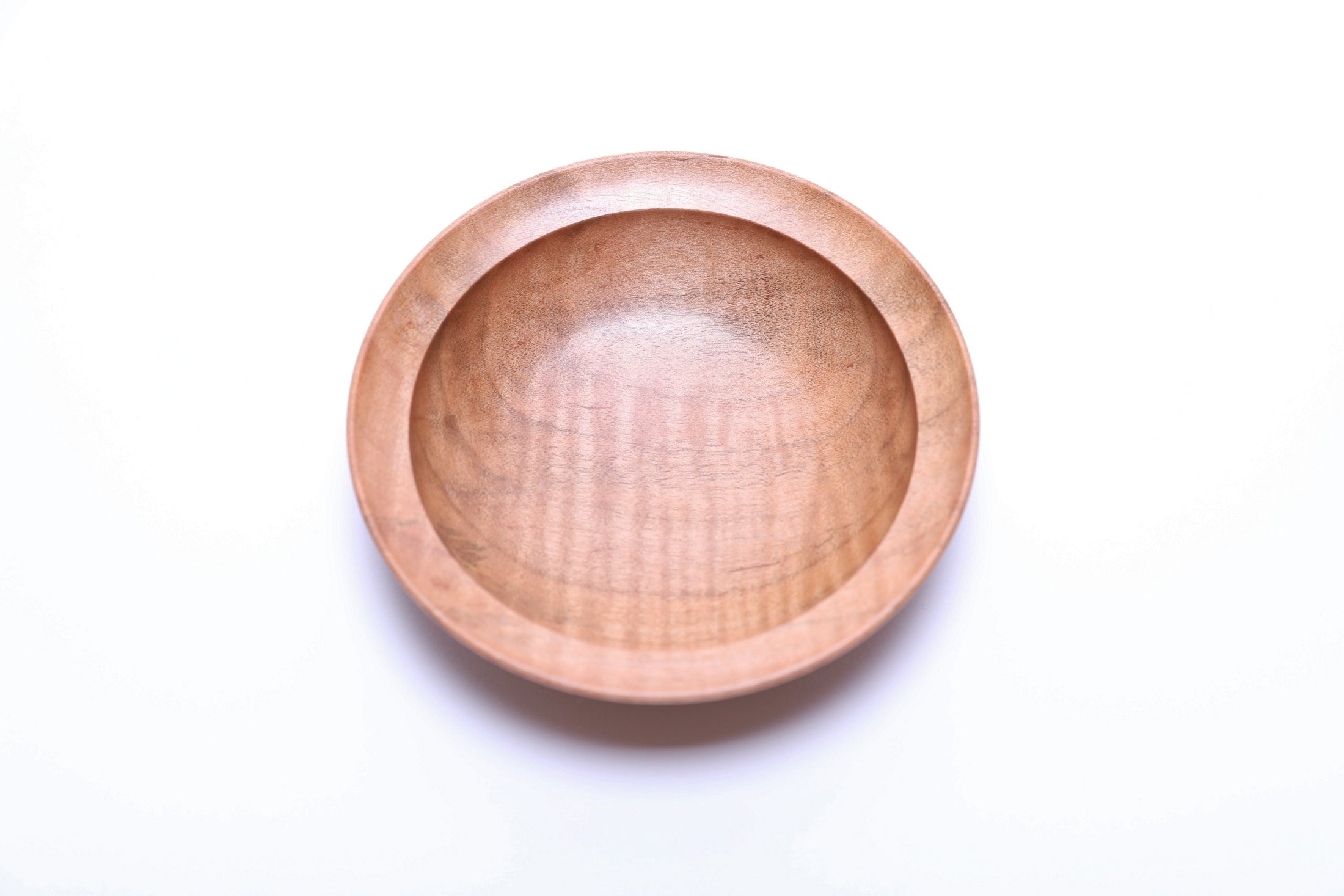 #2649 Fiddleback Maple Wooden Ring Dish  (4 3/8" x 1 1/8")