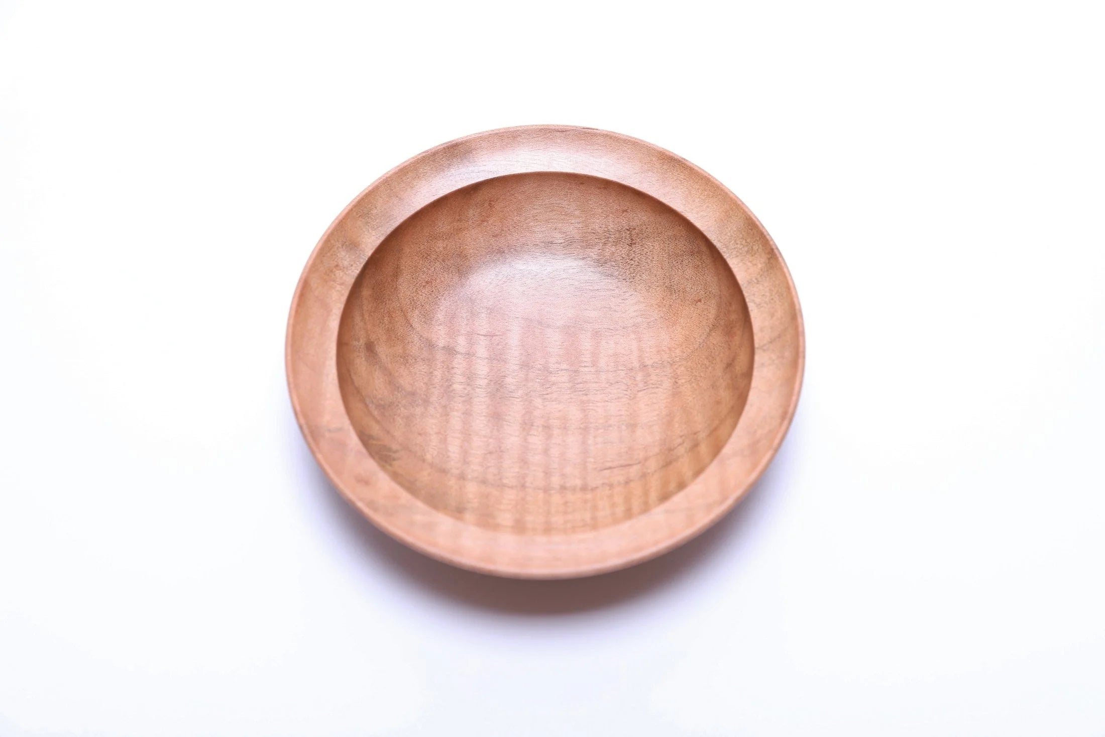#2649 Fiddleback Maple Wooden Ring Dish  (4 3/8" x 1 1/8")