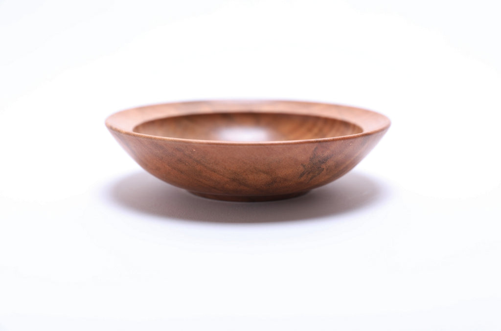 #2649 Fiddleback Maple Wooden Ring Dish  (4 3/8" x 1 1/8")