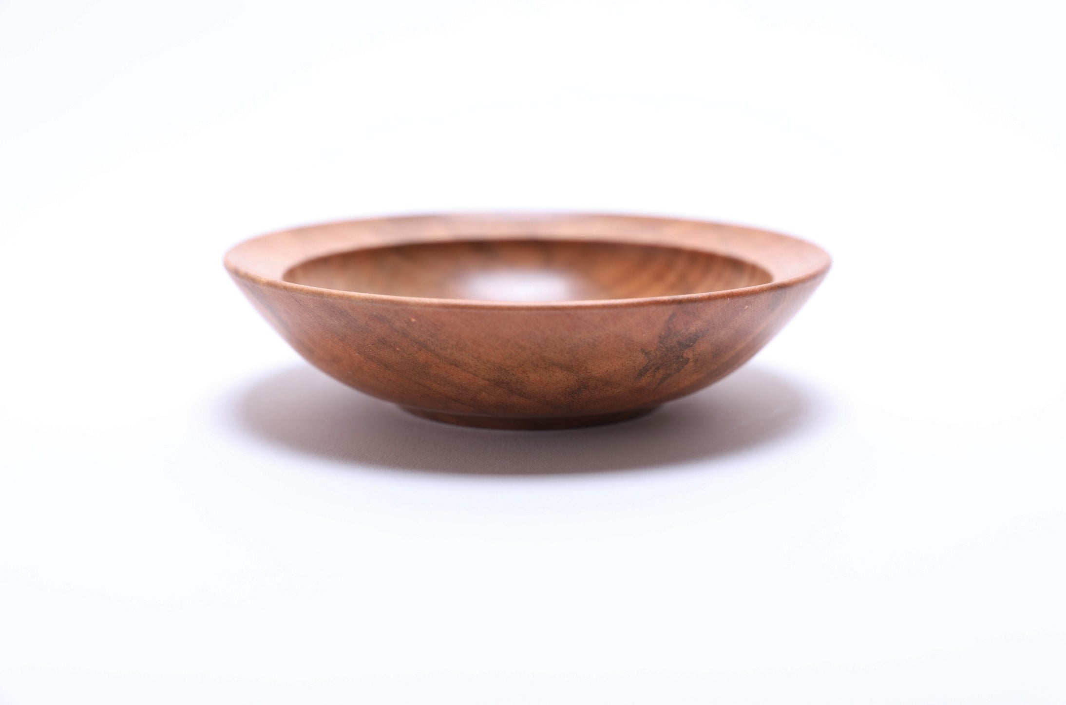 #2649 Fiddleback Maple Wooden Ring Dish  (4 3/8" x 1 1/8")