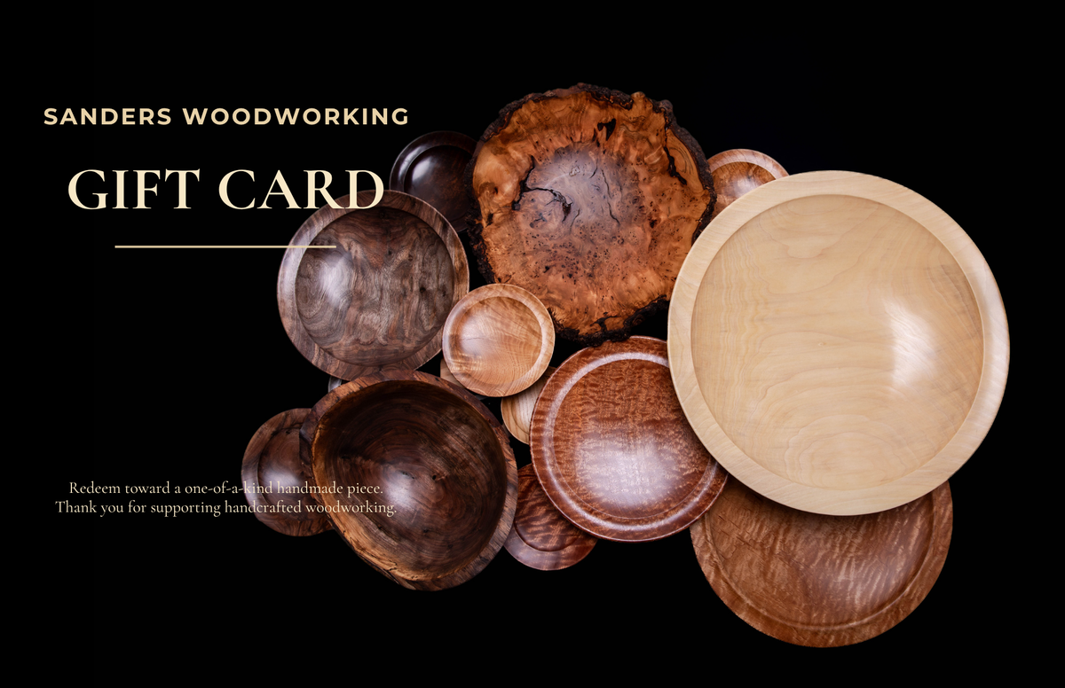 Sanders Woodworking Gift Card