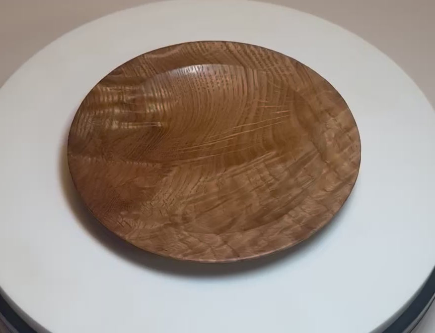 #2822 White Oak Crotch Burl Wooden Ring Dish  (5 5/8" x 5/8")