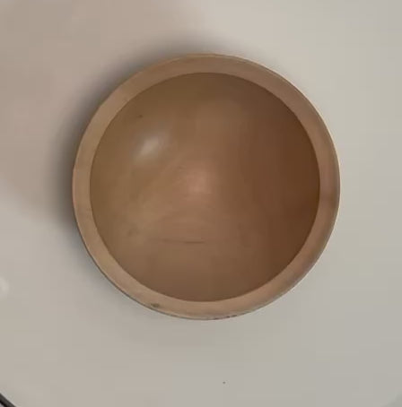 #2492 Small Holly Wooden Bowl  4 1/8" x 1 1/2"