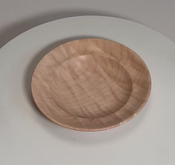 #2851 Tiger Maple Wooden Ring Dish  (4 3/4" x 7/8")