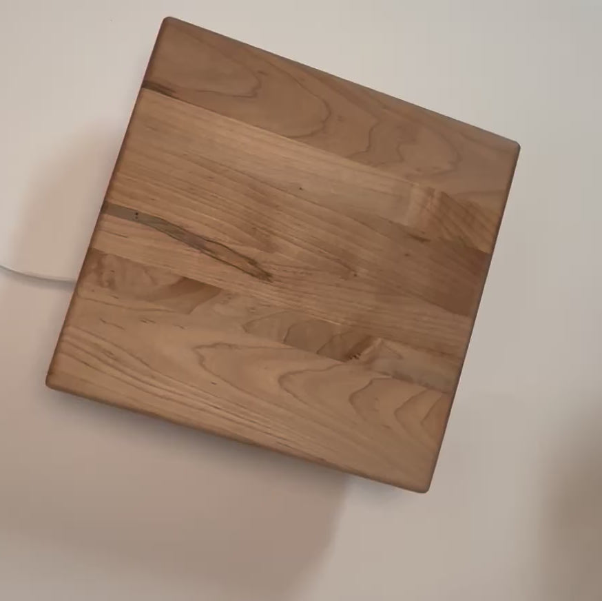 #3035 Edge Grain Maple Wooden Cutting Boards  13" x 12 1/2" x2"