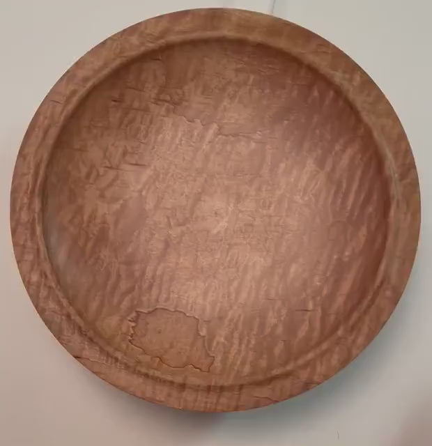 #2115 Quilted Maple Wooden Platter  13 1/4" x 1 3/4"