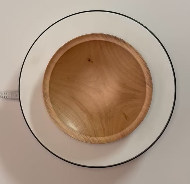 #2457 Sugar Maple Wooden Ring and Jewelry Dish  6 1/2" x 1 1/16"
