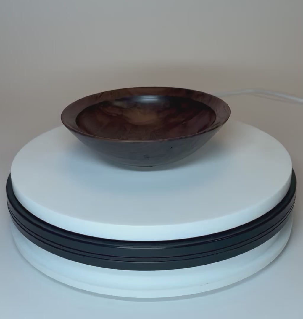 #2524 Curly Wild Black Walnut Wooden Bowl  5 5/8" x 1 3/4"