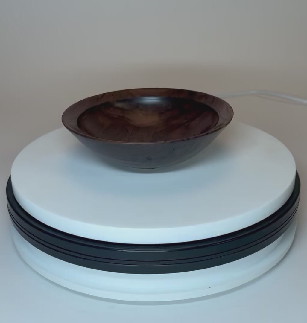 #2524 Curly Wild Black Walnut Wooden Bowl  5 5/8" x 1 3/4"