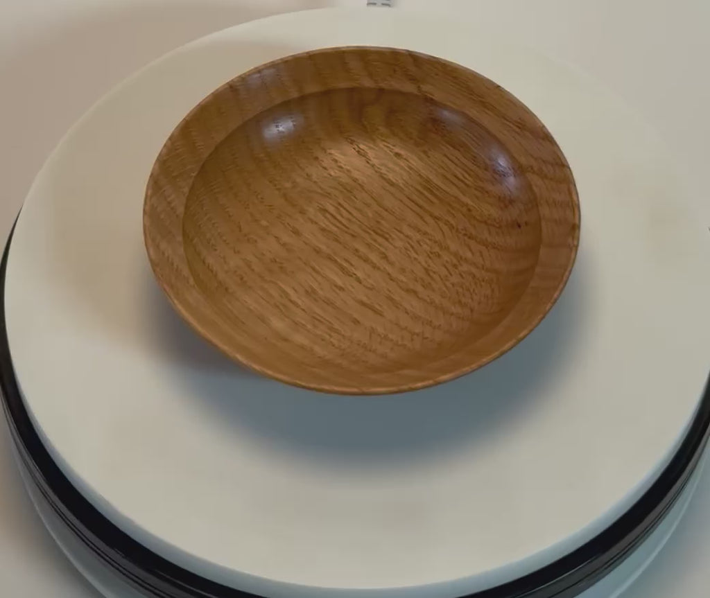 #2721 Quartersawn Red Oak Wooden Bowl  (5 5/8" x 1 1/2")