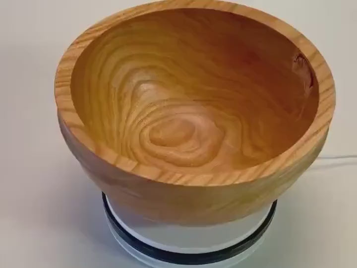 #1932 Locust Wooden Salad and Fruit Bowl  12 7/8″ X 7″