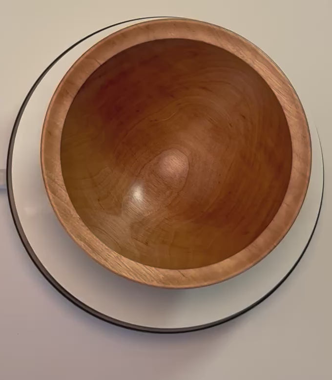 #2502 Sugar Maple Wooden Bowl  7 1/8" x 3 5/8"