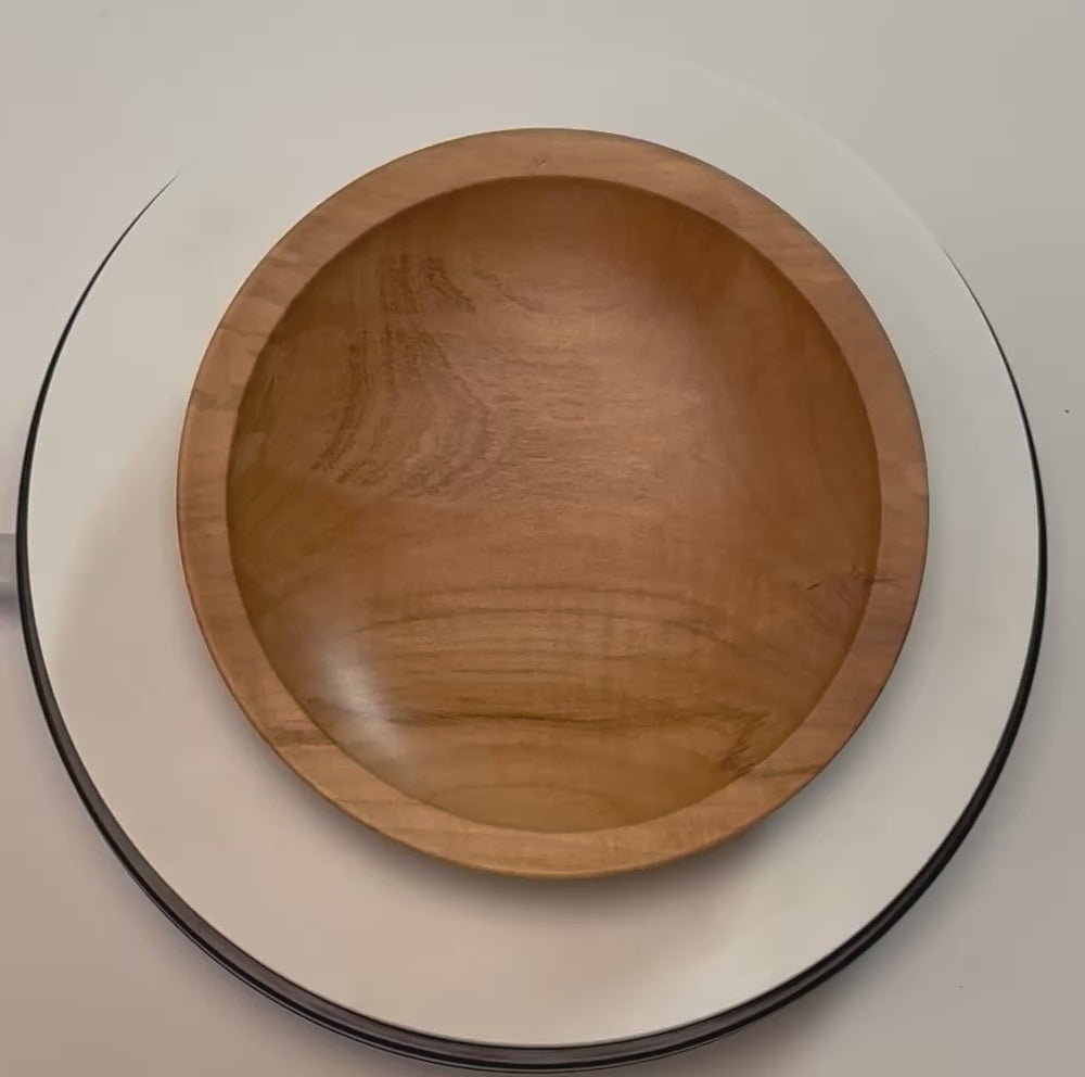 #2498 Small Sugar Maple Shallow Bowl  6 3/4" x 1 3/8"