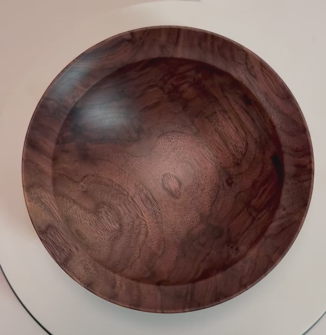 #2621 Small Wild Black Walnut Wooden Bowl  6 1/4" x 1 7/8"
