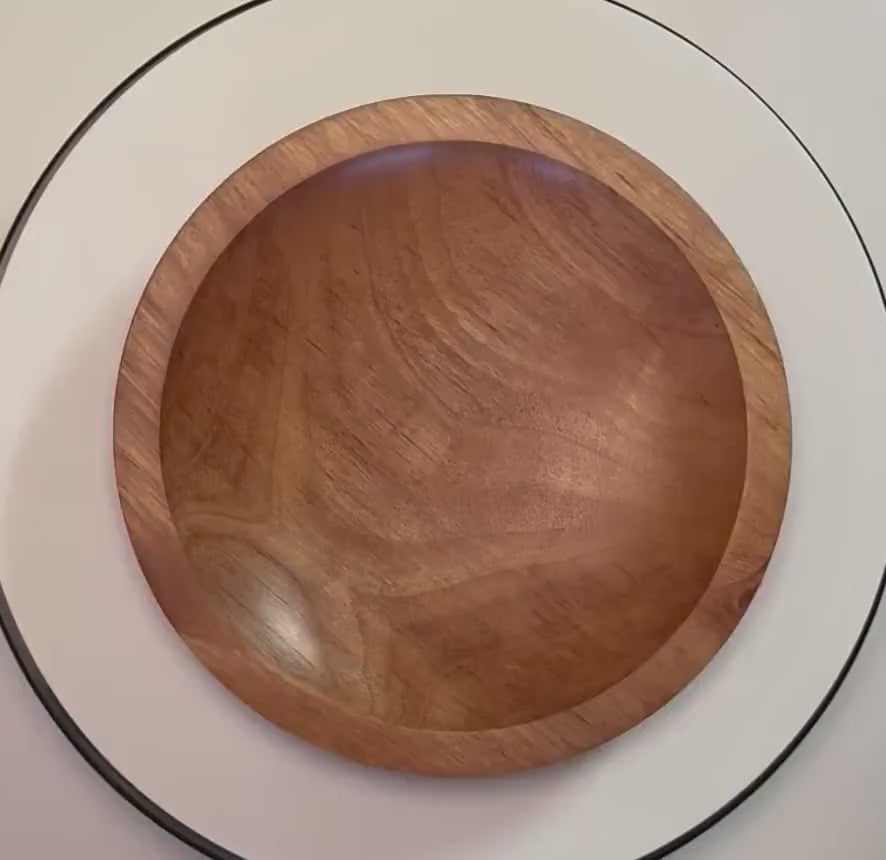 #2288 River Birch Wooden Dish  6 1/8" x 1"