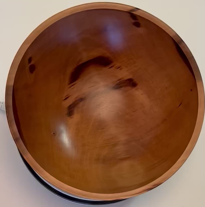 #2477 Sweet Gum Wooden Bowl  9 7/8" x 3 7/8"