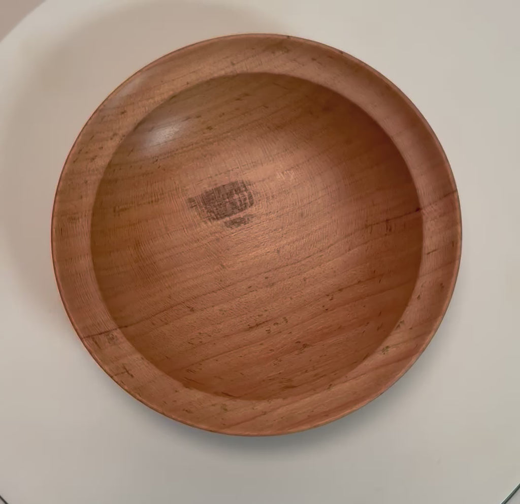 #2614 Quartersawn Wild Black Cherry Wooden Ring Dish  5 1/8" x 1 1/8"