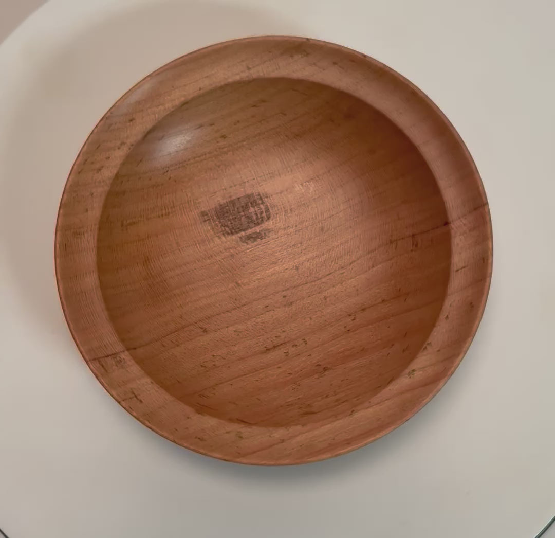 #2614 Quartersawn Wild Black Cherry Wooden Ring Dish  5 1/8" x 1 1/8"