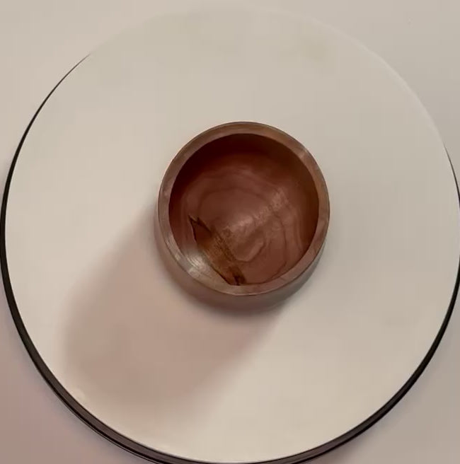#2475 Small Big Leaf Maple Wooden Bowl  (3 3/4" x 2 1/8")